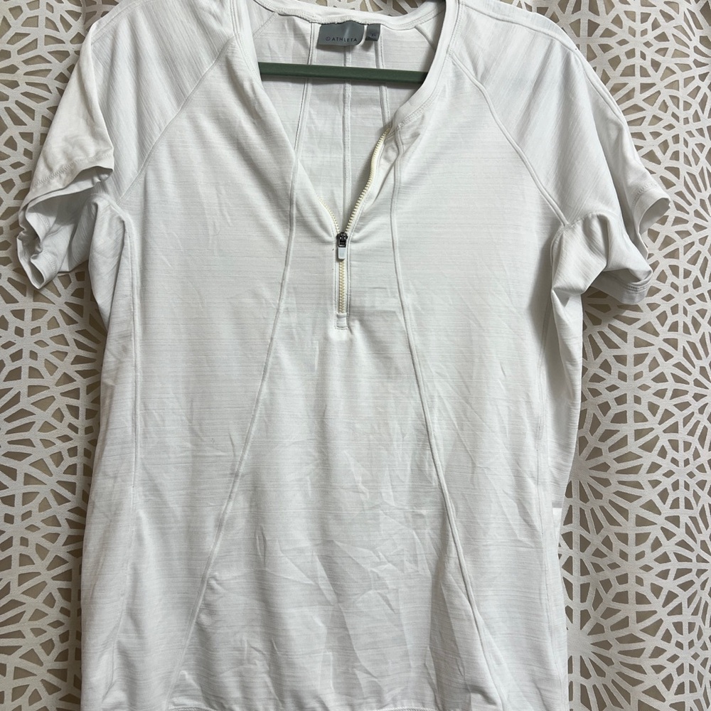 Athleta Women’s White Athletic Shirt
